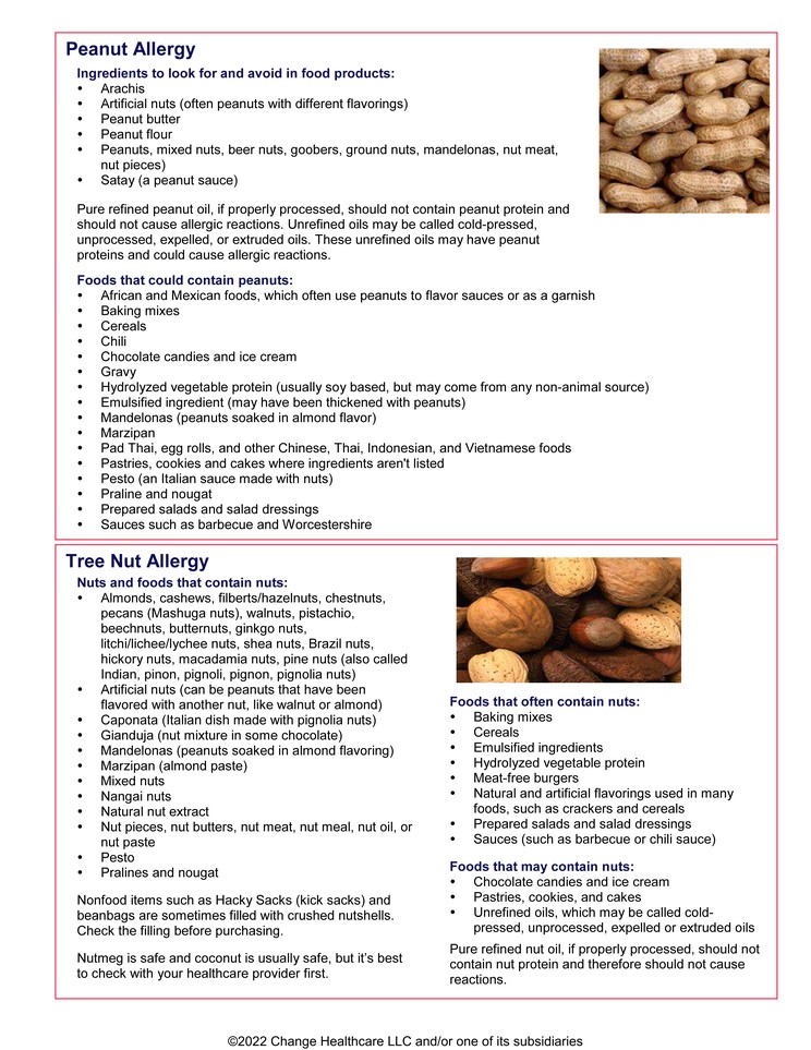 Nut Allergy: Illustration