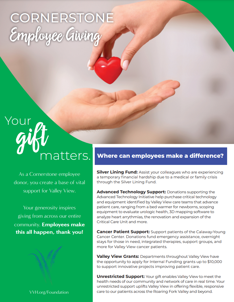 Cornerstone employee giving