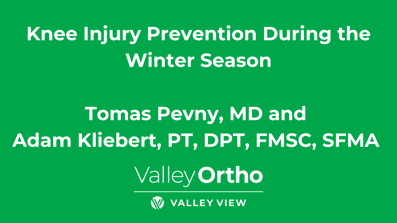 Knee injury prevention during the winter season