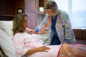 nurse with a patient