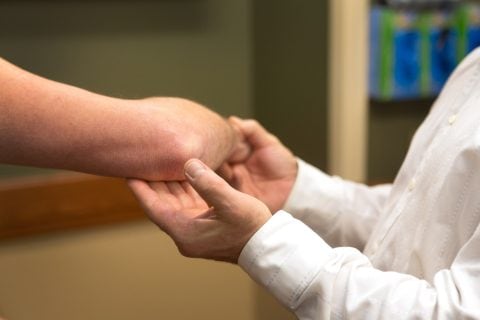 Elbow treatment