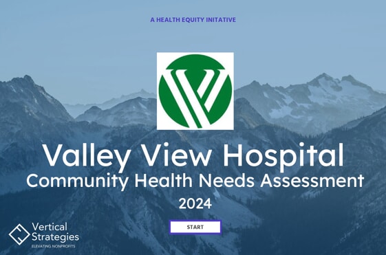 Valley View Hospital Community Health Needs Assessment 2024 Banner