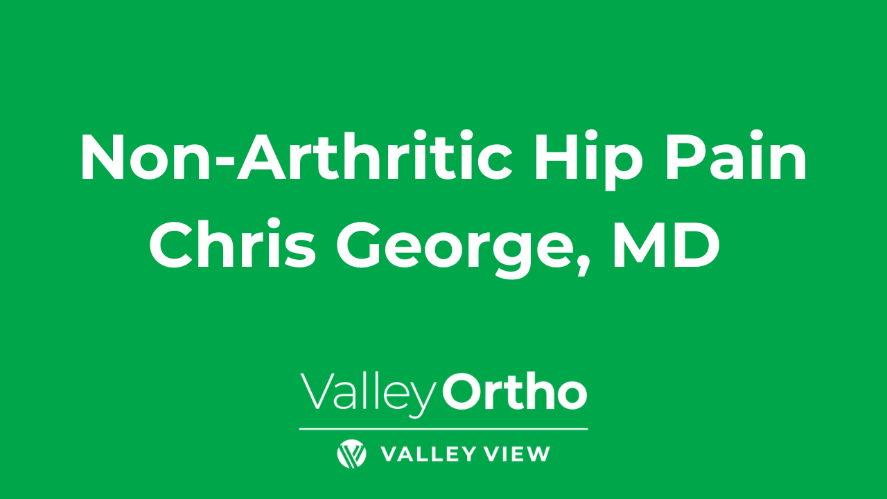 Non-arthritic hip pain