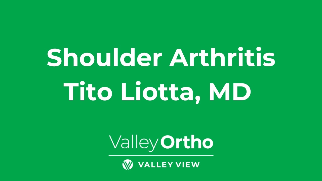 Shoulder Arthritis