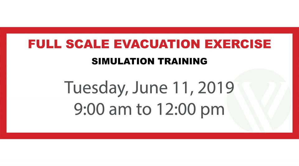 Full Scale Evacuation Exercise event
