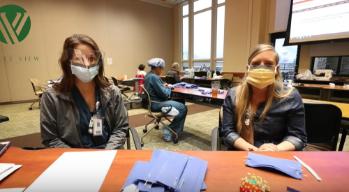 Doctors wearing masks