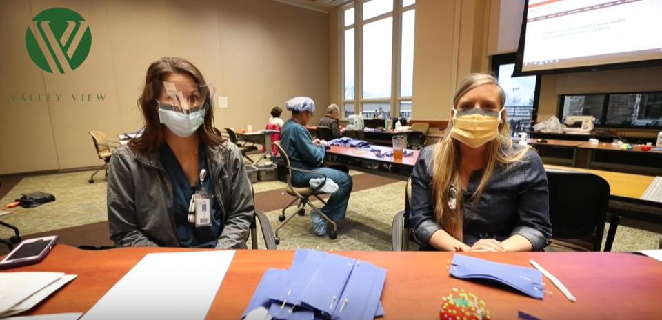 Doctors wearing masks
