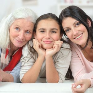 3 generations of women